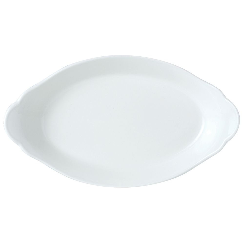 Steelite Simplicity White 36.5 Oz Oval Eared Dish by Performance – 36.5 ounces, China, White, Pack of 7, Model 5018461209646