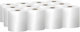 Kimberly-Clark 01040 White Scott Hard Roll Towels, 8.0" W x 800' L (Pack of 12)