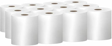 Kimberly-Clark 01040 White Scott Hard Roll Towels, 8.0" W x 800' L (Pack of 12)