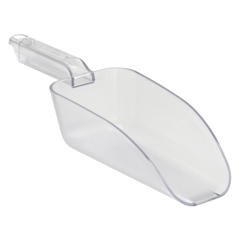 Clear Polycarbonate Serving Scoop by HUBERT – Medium, Polycarbonate (PC), Clear, Model 404003
