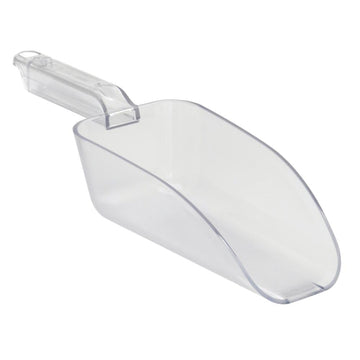 Clear Polycarbonate Serving Scoop by HUBERT – Medium, Polycarbonate (PC), Clear, Model 404003