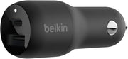 Belkin 42W Car Charger (30W USB-C x 1, 12W USB-A x 1), USB PD Car Charger, Quick Charge, PPS, USB-IF Certified, Compatible with iPhone, iPad and Android, Black CCB005qcBK