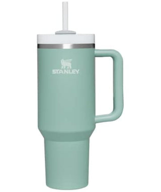 Quencher H2.0 FlowState Tumbler 40oz (Eucalyptus) by STANLEY – 40 Ounces, Stainless Steel, Green