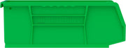 Akro-Mils Green / 11-Inch x 4-Inch x 4-Inch / Storage Bins Only Open Storage Bins