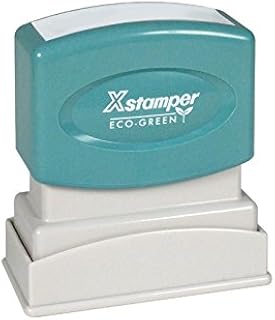 Xstamper Pre-Inked Custom Stamp N10 1/2" x 1-5/8"