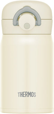 Water Bottle by THERMOS – 8.5 Ounces, 0.25 liters, Stainless Steel, ナチュラルホワイト, Model JOP-250 NW