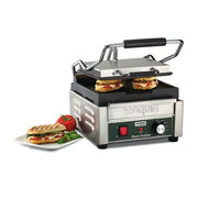 Waring Grill Plates | 120V | One Temp Dial / Compact Cooking Surface Machines / Stainless Commercial Sandwich Makers & Panini Presses
