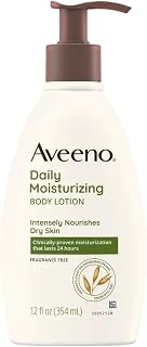 Aveeno Daily Moisturizing Lotion 12 Ounce Pump (Pack of 2)