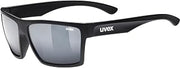 Uvex LGL 29 sunglasses, black matt/silver, one size