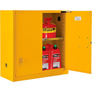 Flammable Cabinet by Global Industrial – Alloy Steel, Yellow, Model 316094