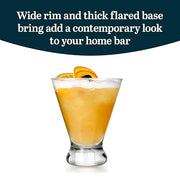 Libbey Margarita Stemed 6 / 6 Count (Pack of 1) / Modern Martini Glasses