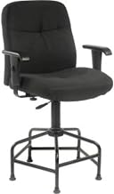 Global Industrial Interion Height Adjustable Big & Tall Stool with