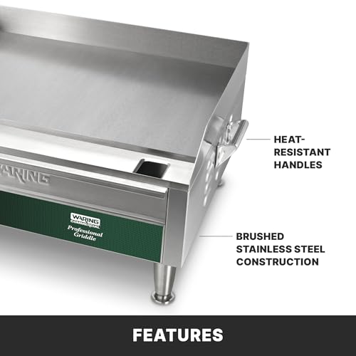 Waring 24 Inch |Model WGR240X / 25.5x28.75x14.125 / Stainless Steel Electric Griddles