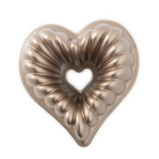 Nordic Ware Elegant Heart / 10 Cup / Toffee Bundt Pans