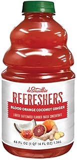 Dr. Smoothie Refreshers Blood Orange Coconut Ginger, 46 Fl Oz (Pack of 6)