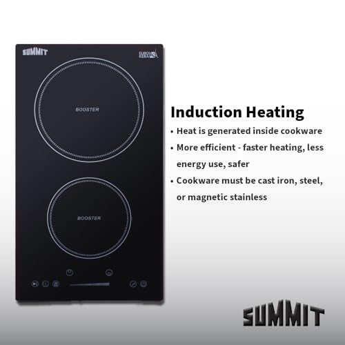 Summit Appliance Black / 12 Inch / 1 Cooktops