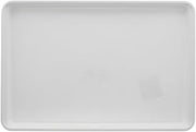 White Fiberglass Display Tray - 18"L x 12"W x 1"H
