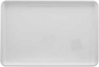 White Fiberglass Display Tray - 18"L x 12"W x 1"H
