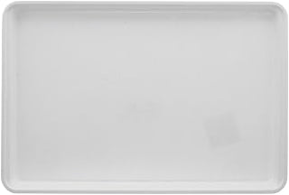 White Fiberglass Display Tray - 18"L x 12"W x 1"H