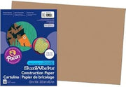 Prang SunWorks 6907 Construction Paper, 58 lbs., 12 x 18, Light Brown, 50 Sheets/Pack
