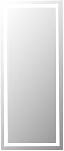 Elegant Kitchen and Bath Riven 72X42 Led Mirror in Silver