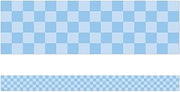 Teacher Created Resources Cool for School Blue Checkers Straight Border Trim (TCR9318)