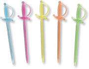 Creative Converting Neon Plastic Sword Party Picks