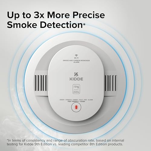 Kidde Hardwired / Smoke Detector / 5 Inches Smoke Detectors & Fire Alarms