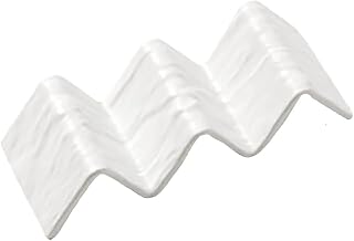 American Metalcraft THMW3 Melamine Taco Holder, White, 2 or 3 Compartments
