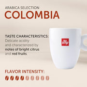 illy Colombia Single Origin Medium Roast / 8.8 Ounce (Pack of 6) / Colombia Roasted Coffee Beans