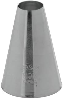 Ateco # 807 - Plain Pastry Tip .56'' Opening Diameter- Stainless Steel