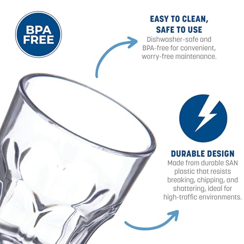 Carlisle FoodService Products 6 Ounces / 24 Pack / Clear Tumblers & Water Glasses