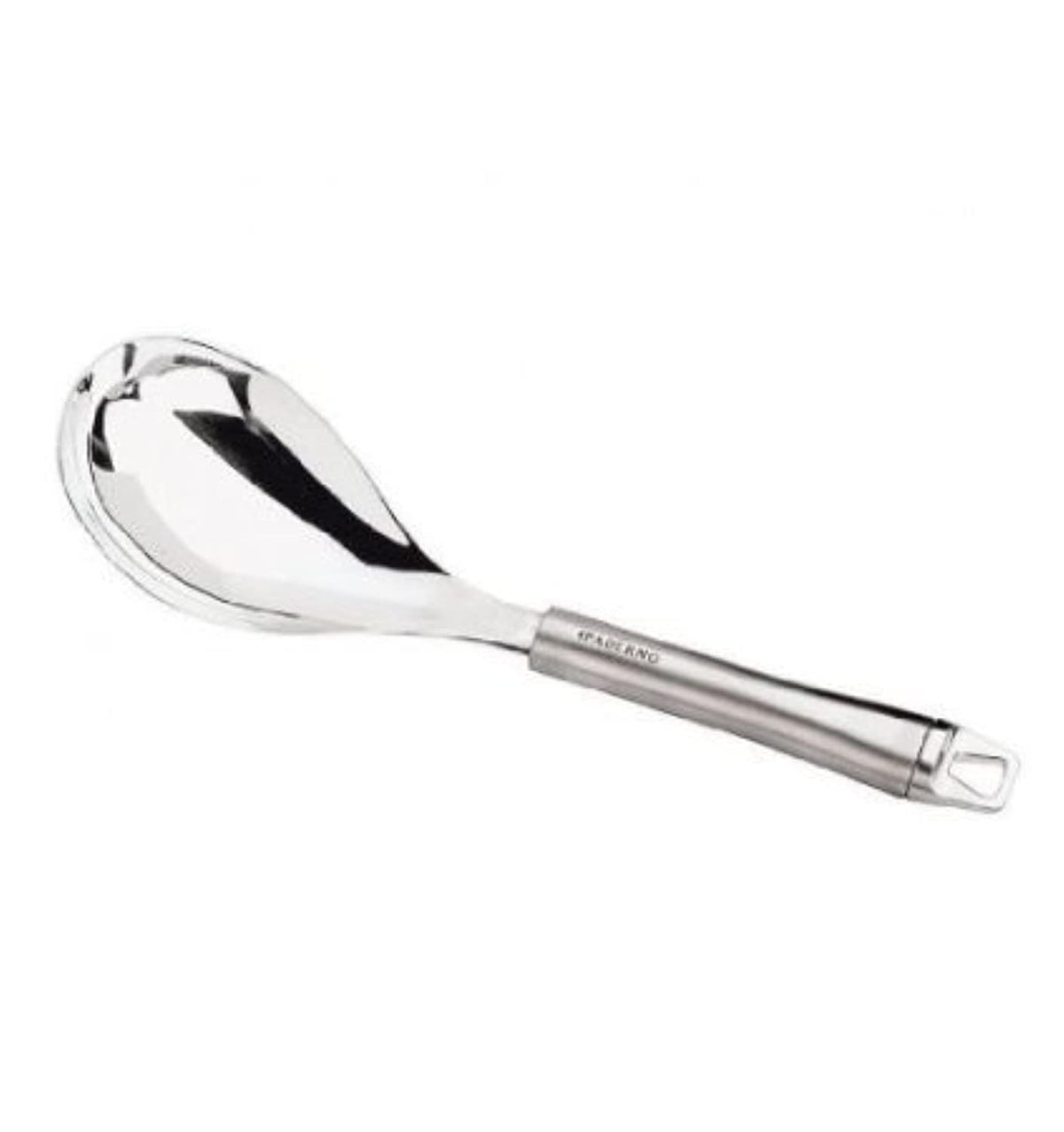 World Cuisine 10-1/8-Inch Long Stainless Steel Rice Spoon by PADERNO – 10-1/8 inches, Stainless Steel, Silver, Model 48278-63