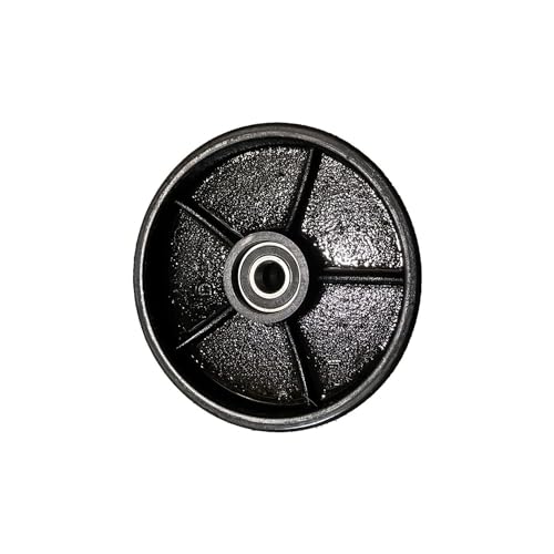 8" Polyurethane Steer Wheel for Pallet Trucks 330438 & by WESCO – 8 inches, Polyurethane, Black, Model 276005