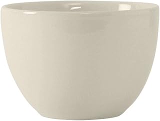 Tuxton China VEB-120 Bouillon, 12 oz., 4-1/8" Dia. x 3" H, Round, Microwave & Dishwasher Safe, Oven Proof, Fully vitrified, Lead-Free, Ceramic, Venice, American White/Eggshell, Case of 36