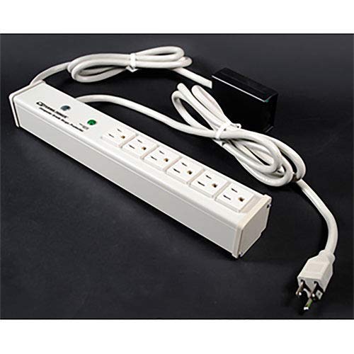 Multi-Outlet Power Unit by Wiremold – 13"L x 2"W x 1.75"H, Aluminum, White, Model M6BZR-15*