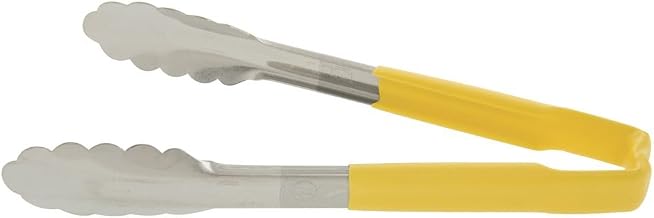 Vollrath DC249 Yellow Utility Grip Kool Touch Tong, 241 mm