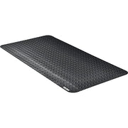 24" W x 48L Diamond Plate Ergonomic Anti Fatigue Mat by Global Industrial – 24" W x 48L, Vinyl, Black, Model 39267090020000400