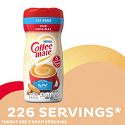 Coffee Mate Fat Free Original / 16 Ounce (Pack of 6) / 6 Coffee Creamers