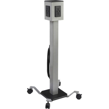 LLR34000, Mobile Power Tower, 1, Gray by Lorell – Gray