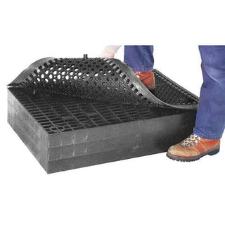 Anti Fatigue Mat by Structural Plastics Corp. – Rubber, Black, Model M24780