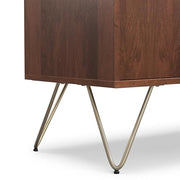 SIMPLIHOME Umber Brown / 60 inch / Rectangle Television Stands & Entertainment Centers