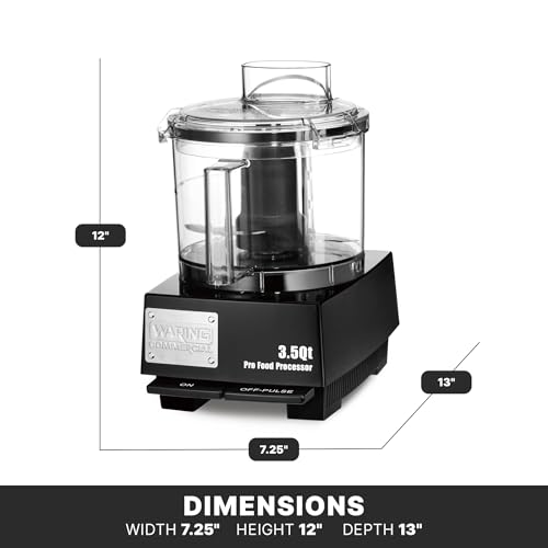 Waring WFP14SW / 3.5 Quart Food Processor / Black Food Processors