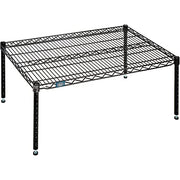 Black Epoxy Wire Dunnage Rack by Nexel – Wire, Black, Model P2436B