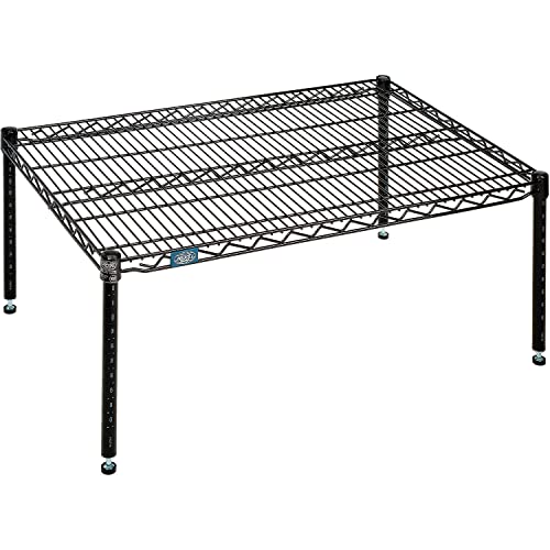 Black Epoxy Wire Dunnage Rack by Nexel – Wire, Black, Model P2436B