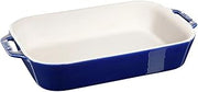 STAUB Ceramic Rectangular Baking Dish 13 x 9-inch Sapphire Blue