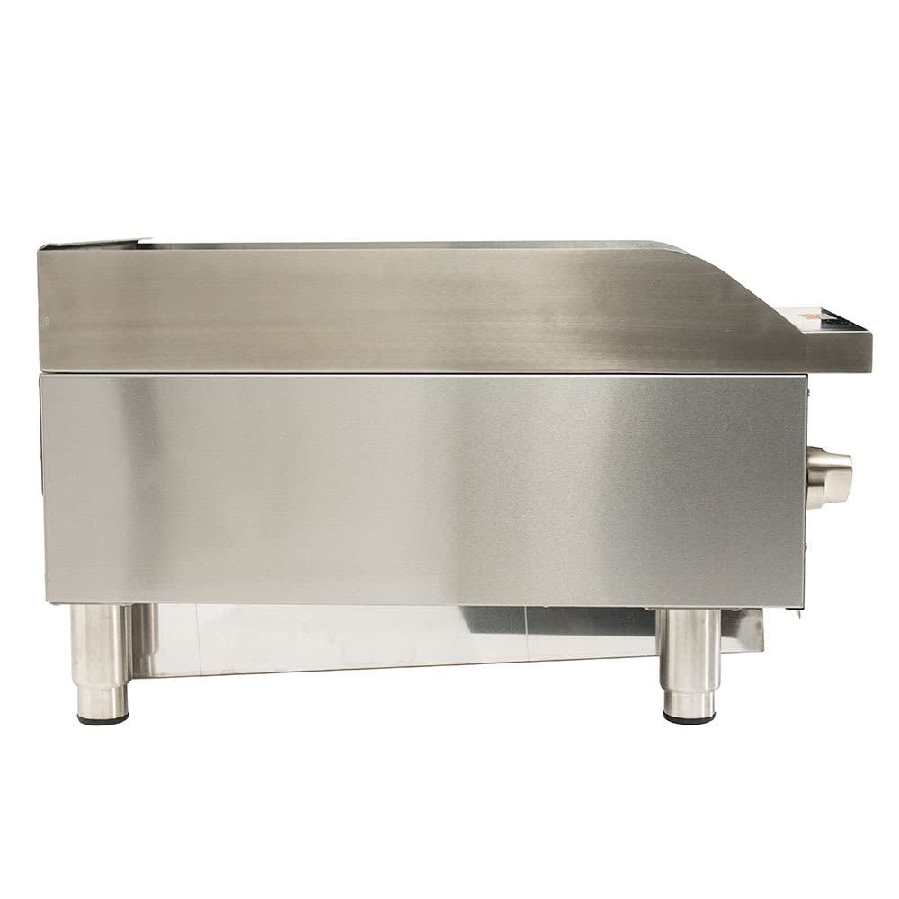 Globe 15" Commercial Restaurant Gas Radiant Charbroiler - 1 Burners by Globe Food Equipment – Cast Iron, Model GCB15G-CR