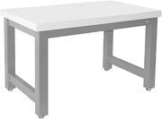 BenchPro HF36120-GRf-W-34H 36 x 120 in. Harding Heavy Duty Workbenches with Formica Laminate Top Gray & White