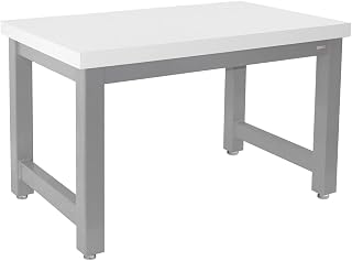 BenchPro HF4872-GRf-W-34H 48 x 72 in. Harding Heavy Duty Workbenches with Formica Laminate Top Gray & White