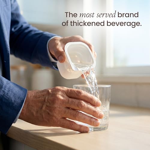 Thick & Easy Water (Hint of Lemon) / 4 Fl Oz (Pack of 24) / Nectar Iced Tea